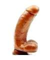 Dildo Being Realistic Brown 17 cm