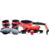 Kit BDSM Vermelho e Preto - 7 peças
