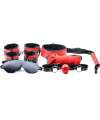 Kit BDSM Vermelho e Preto - 7 peças