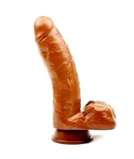Dildo Being Castanho com Testículos 18 cm,230008