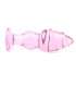 Plug Vidro Rosa Espiral,238004