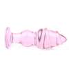 Plug Vidro Rosa Espiral,238004