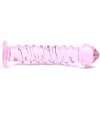 Dildo Rosa de Vidro Espirais 15 cm,225003