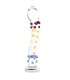 Dildo de Vidro Texturizado Colorido 18 cm