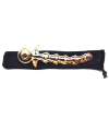 Balls Anal Glass Gold 18 cm