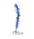 Dildo de Vidro Azul 16 cm