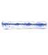 Dildo de Vidro Azul Bolas 18 cm