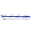 Dildo Blue Glass Balls 18 cm