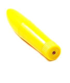 Mini Vibrador Banana Amarela 12 cm,211002