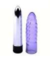 Mini Vibrador com Capa Desire Drill Roxo 15 cm,211010