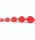 Balls Anal Silicone Jazz Red 23 cm