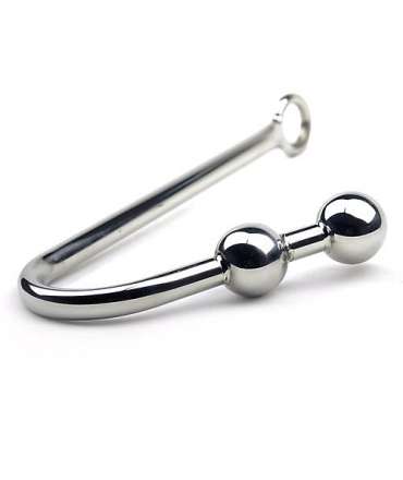 Gancho Anal de Metal Com Duas Esferas, 146008