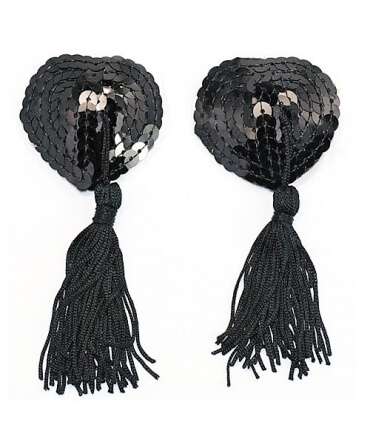 Slap Nipples the Heart of Black Sequins 194005