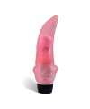 Vibrador Língua Rosa Jelly 18 cm