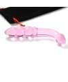 Dildo Glass Pink with Stimulating the G-Spot