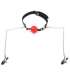 Gag with Red Ball and Tweezers for the Nipples 334005