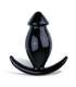 Plug Vidro Cónico Preto 10 cm,238001