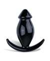 Plug Vidro Cónico Preto 10 cm,238001