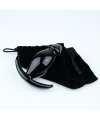 Plug Glass Conical Black 10 cm 238001