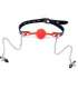 Gag with Ball, Silicone and Clamps for Nipples 334013