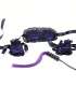 Kit Bondage 3 Peças em Renda Roxo