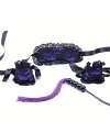 Kit Bondage 3 Peças em Renda Roxo