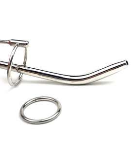 Dilatador de Uretra Cum-Thru com Anel de Glande 12 cm,146015