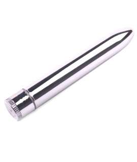 Vibrador Clássico Prateado 18 cm,217014