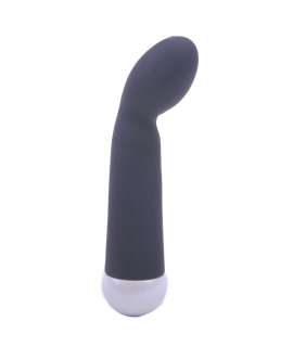 Vibrador Ponto G Silicone Preto 15 cm,213010