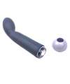 Vibrador Ponto G Silicone Preto 15 cm,213010