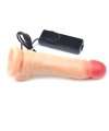 Dildo Realístico Vibrador com Ventosa Bege 20 cm,218004