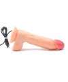 Dildo Realístico Vibrador com Ventosa Bege 20 cm,218004