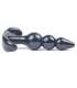 Plug Anal com Bolas Oh Pleasure Preto 9,5 cm,237007