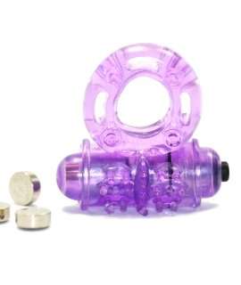 Cockring Vibratório Buzz Tingle Roxo,130017