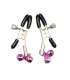 Clamps for Nipples with Bells Purple