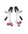 Clamps for Nipples with Bells Purple
