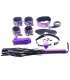 Kit Bondage 8 Peças Roxo Alta Qualidade