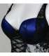 Babydoll with Blue Satin Ribbons Crossed 160025