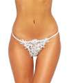 Cuecas Renda Crochet Brancas