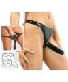 Strap-on Látex com 3 Dildos em Beje