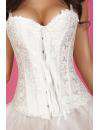 Corset Chilirose White Floral with Handle, Removable and Adjustable 161049