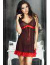 Babydoll Preto e Bolinhas Vermelhas Chilirose,160042