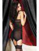 Babydoll Copas e Alças em Renda Preto ou Vermelho Chilirose,160043