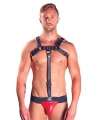 Extensão de Harness Mister B Couro Preto