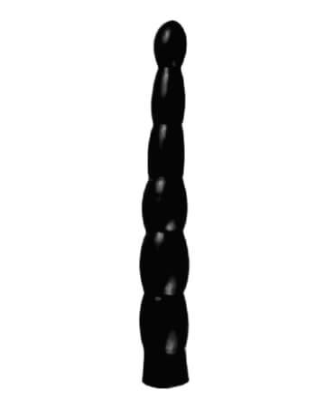 Dildo All Black Com Curvaturas 32 cm,AB16