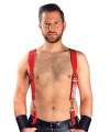 Combi Harness Braces Basic Vermelho