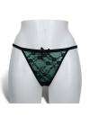 Cueca Tanga Rendas Sobrepostas Várias Cores,176039
