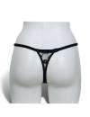 Cueca Tanga Rendas Sobrepostas Várias Cores,176039
