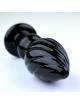 Plug Espada Vidro Preto 11 cm,238006