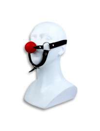 Mordaça Bondage com Bola em Silicone Vermelha,334021